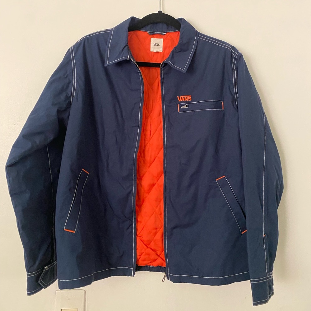 NEW- Vans Womens Navy Blue Jacket